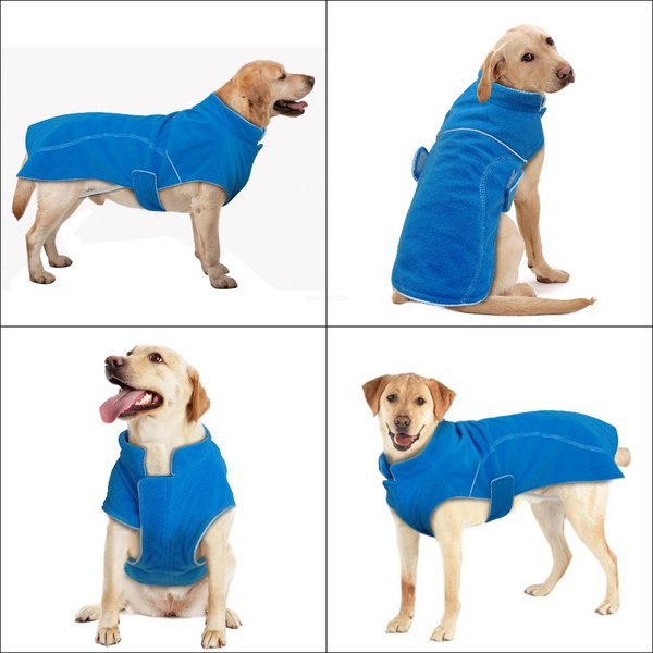Soft Fleece Winter Dog Coat Jacket for Small Dogs Warm Puppy Large Dogs