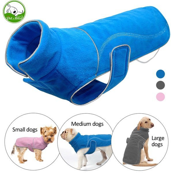 Soft Fleece Winter Dog Coat Jacket for Small Dogs Warm Puppy Large Dogs