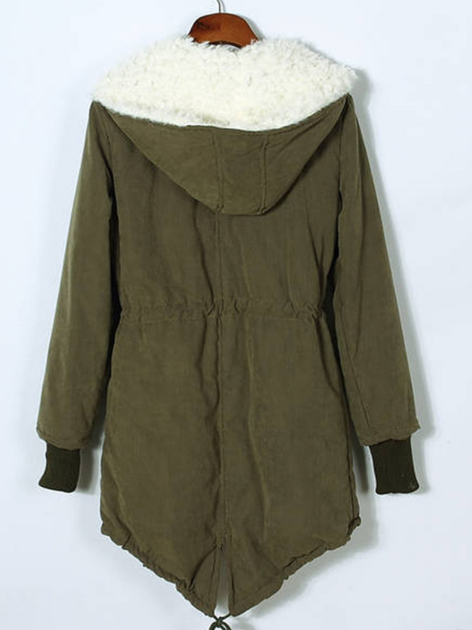 Nieuw Women's long Winter Coats Hooded Fleece Jackets | Coat | Casual AV-08