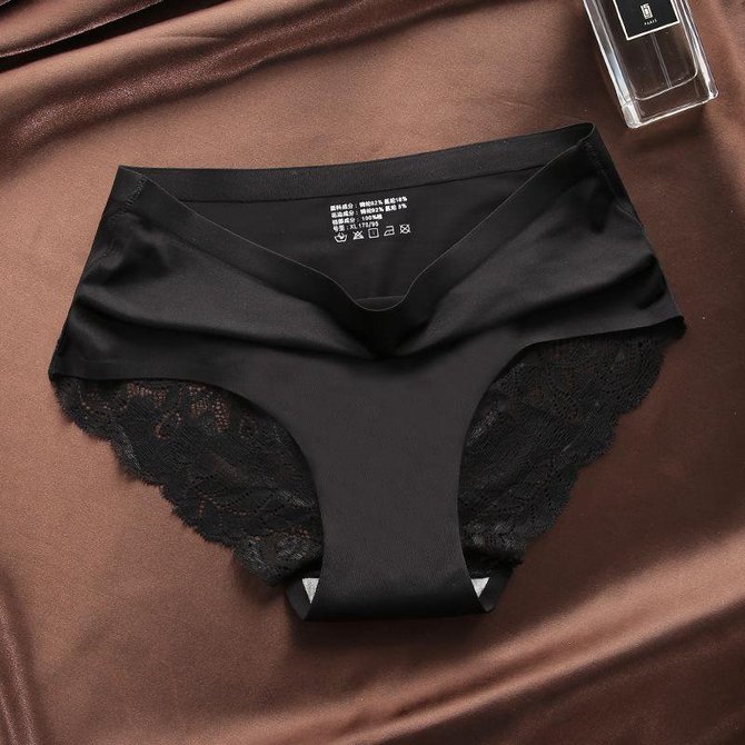 Luxurious Women's Summer Sexy Lace Panties Cotton Crotch Seamless Soft