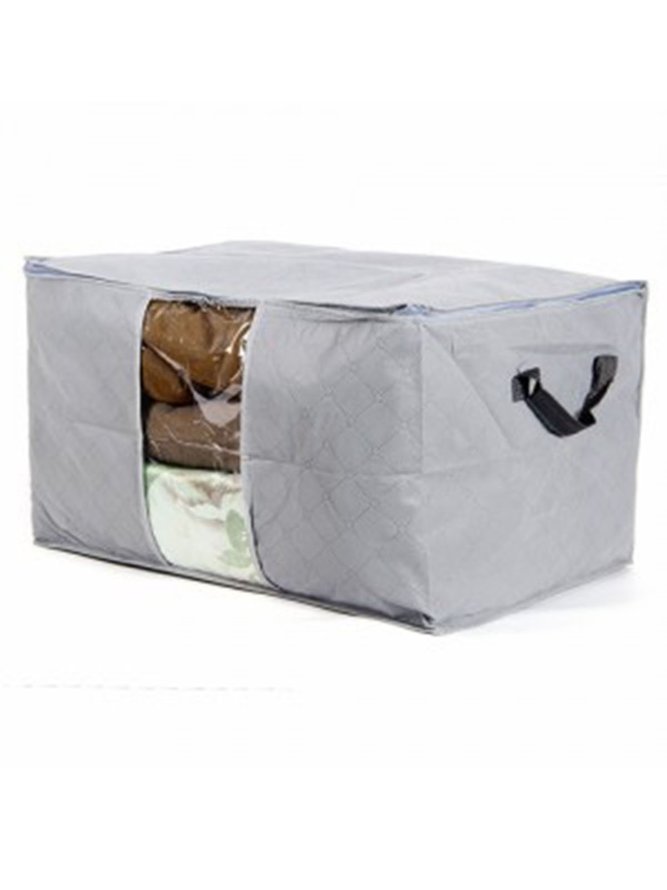 62l folding bamboo charcoal clothes storage bag