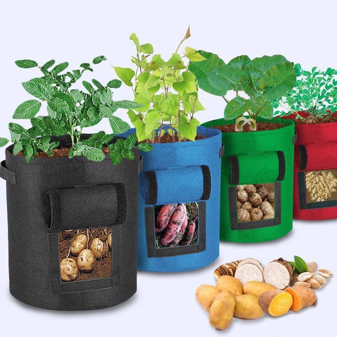 Felt Potato Grow Bag Garden Plant Bags Peanuts Grow Bags