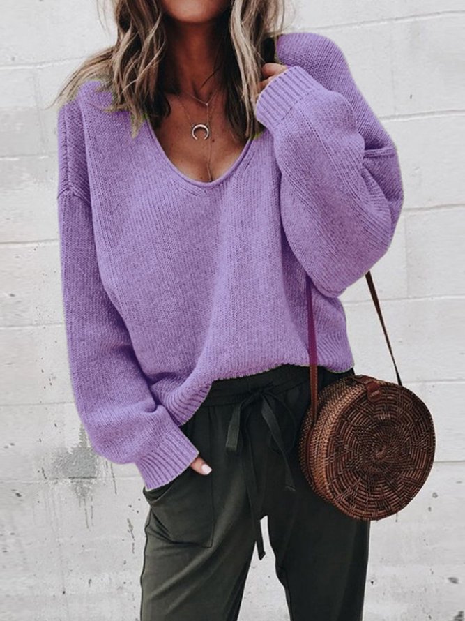Casual Long Sleeve Sweater