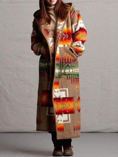 Long Sleeve Hoodie Tribal Casual Jacket