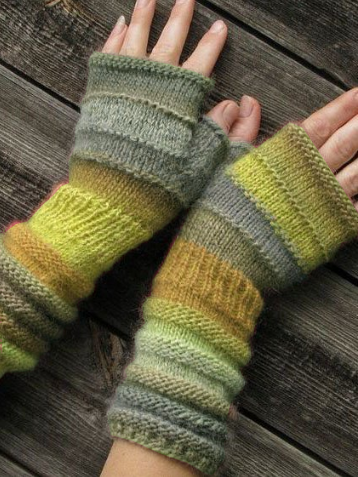 Color Casual Gloves & Mittens