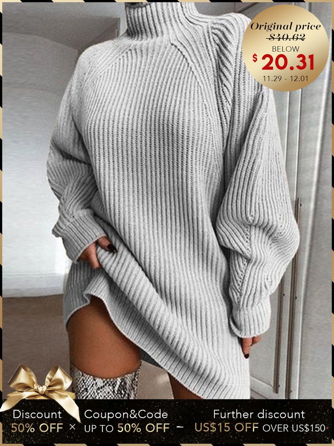 Shift Solid Raglan Sleeve Sweater