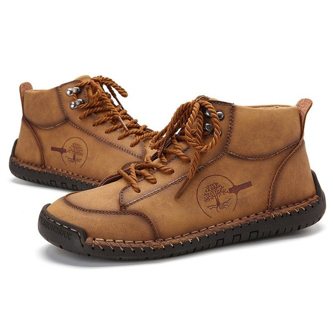 menico men large size cow leather slip on soft casual shoes