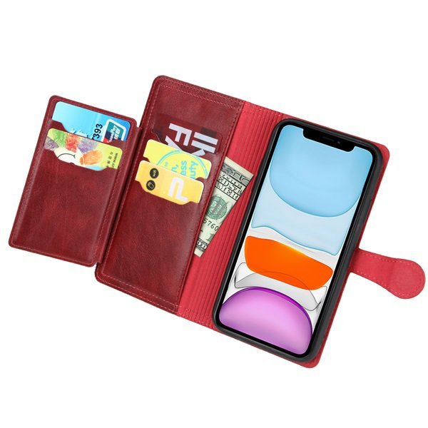 Wallet Phone Case with Magnetic Closure for iPhone