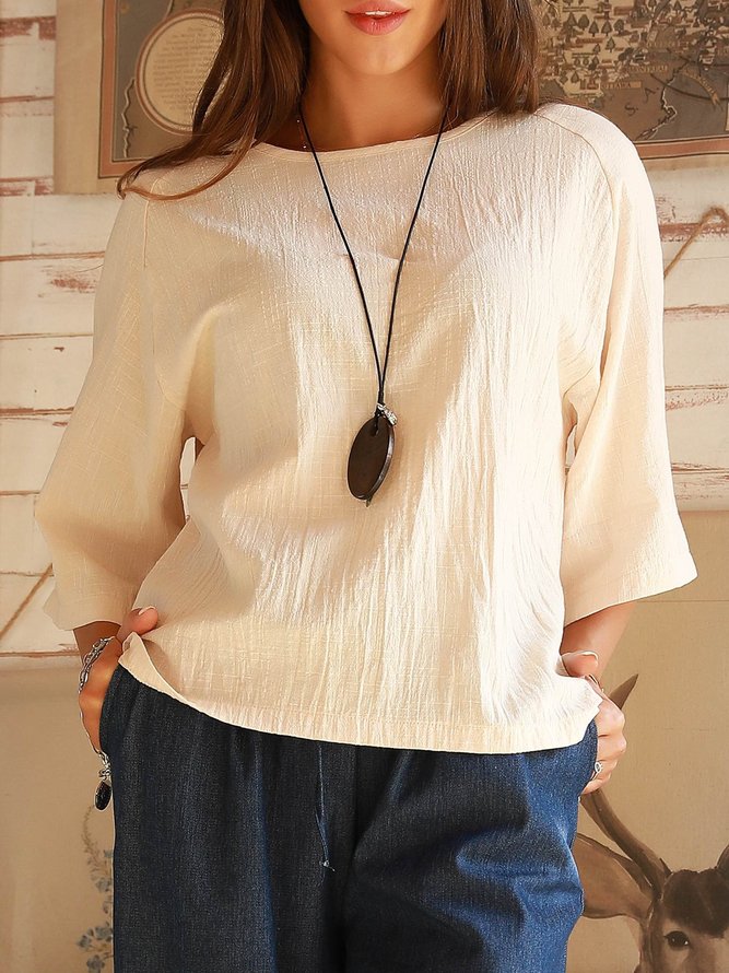 Apricot Holiday Cotton Tops