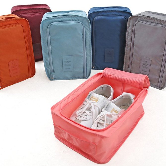 Waterproof foldable shoe box