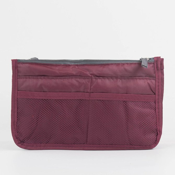 Multifunctional Cosmetic Bag Double Zipper Bag Middle Bag Toiletry Bag Storage Bag