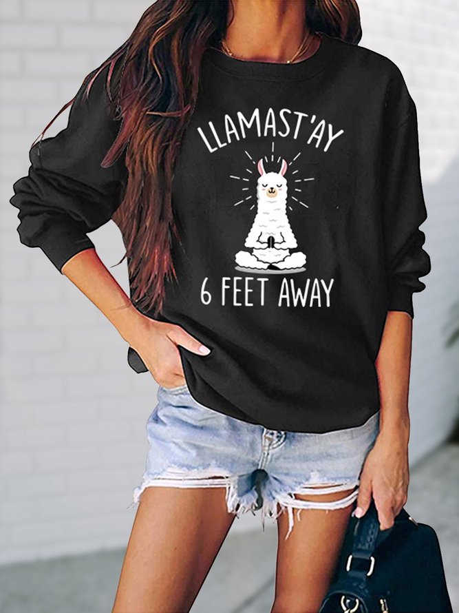 Casual Animal Printed Sweatshirts