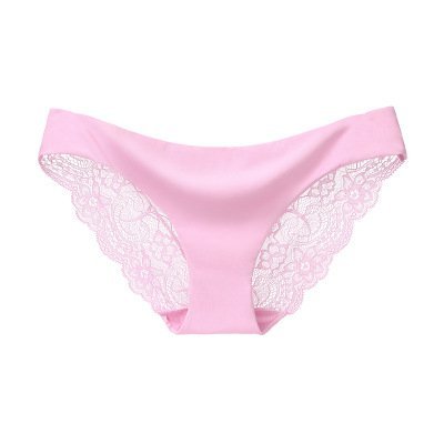 Lace Transparent Hollow Low Waist Seamless Breathable Briefs Panties