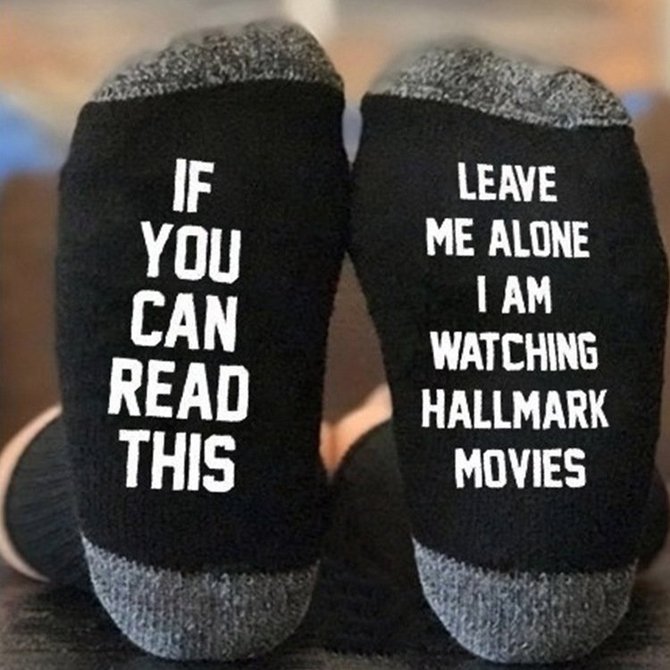 If You Can Read This Leave Me Alone Graphic Socks