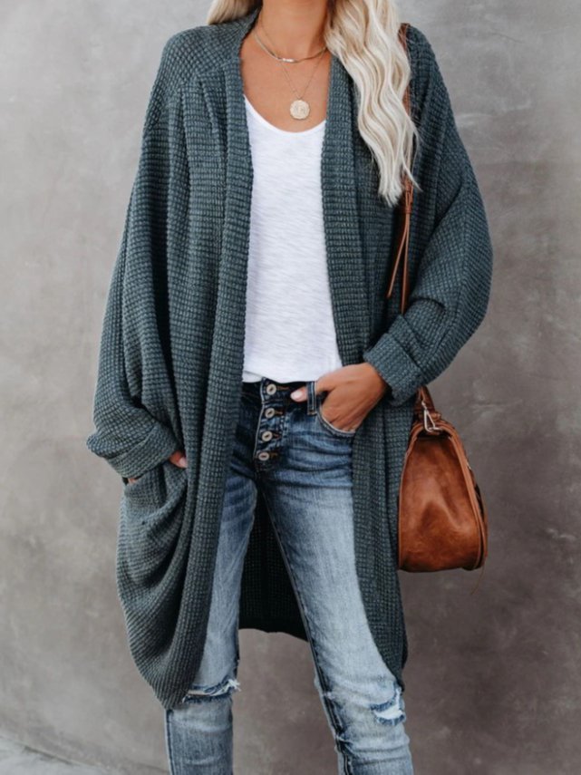 Casual Long Sleeve Daily Outerwear