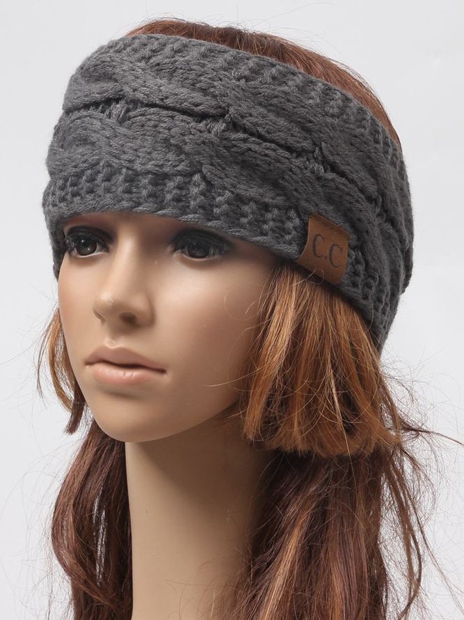 Autumn And Winter    fashion hairpin ski cap handmade knitted headband