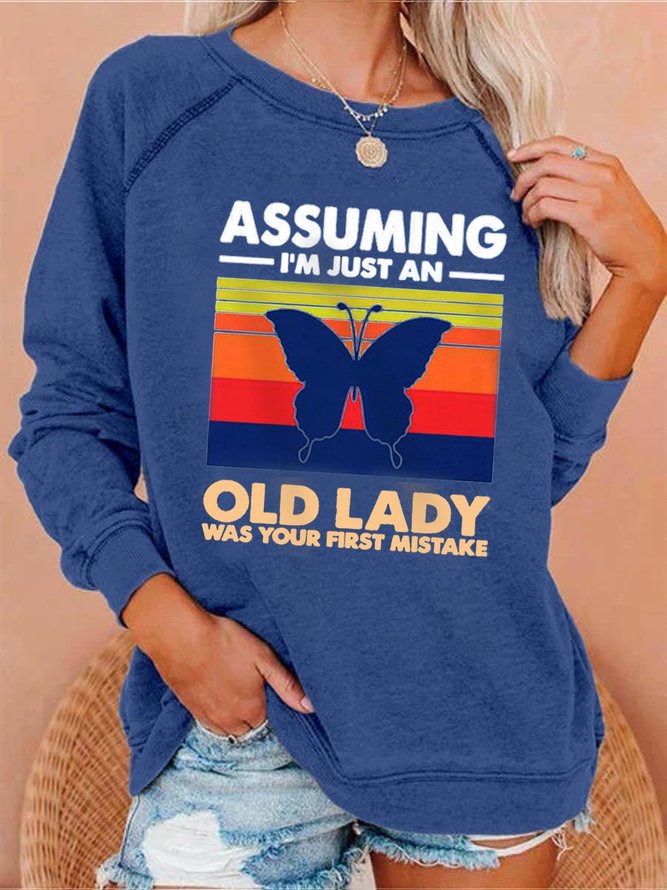 old lady Sweatshirts