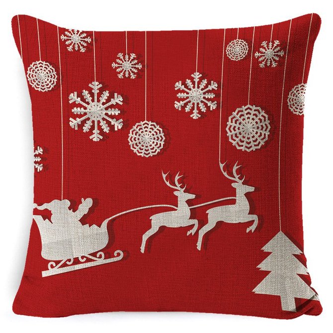 Super soft peach skin pillowcase cushion pillow case Christmas pillow case 45*45cm