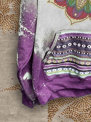 Tribal Vintage Long Sleeve Cotton-Blend Sweatshirts