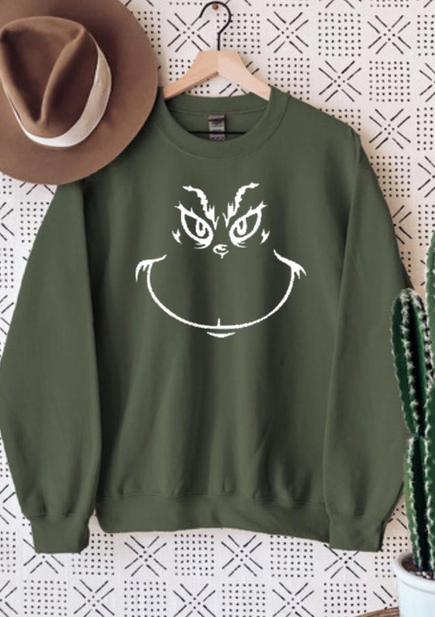 Anniecloth grinch sweatshirt Clearance
