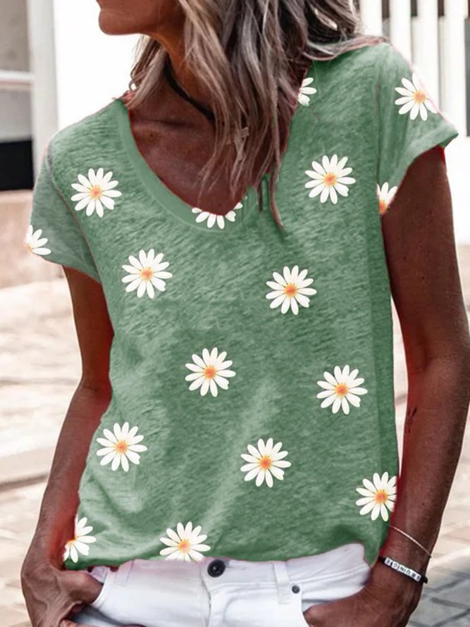 Floral Short Sleeve T-shirt