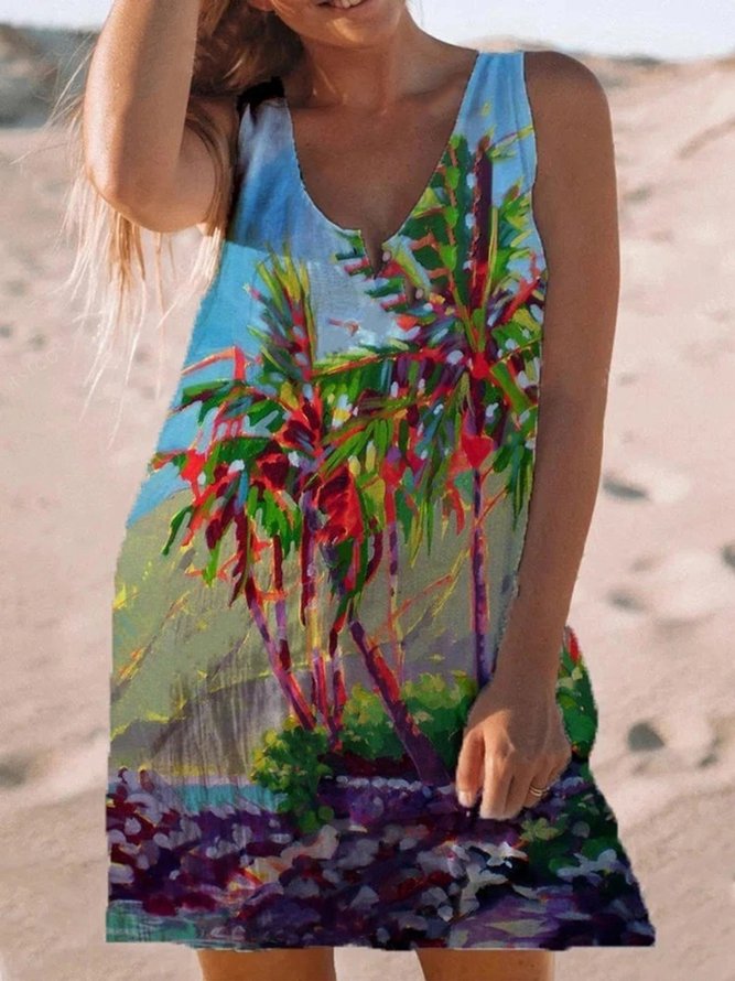 Holiday Tropical Shift Dresses | anniecloth