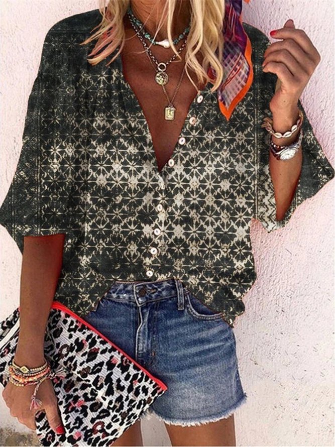 Casual Tribal Blouse