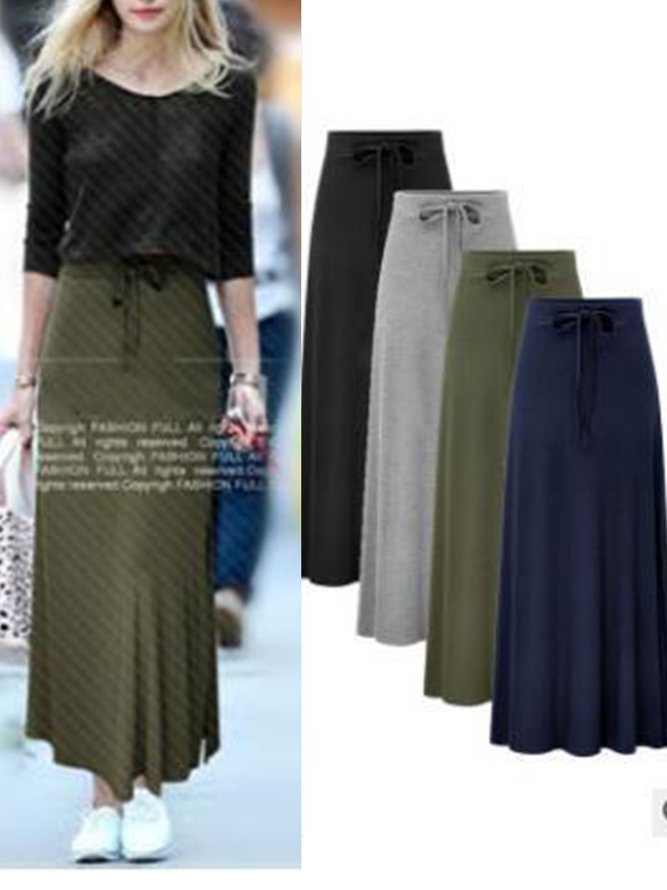 Half-skirt with buttock skirt and slit skirt for women