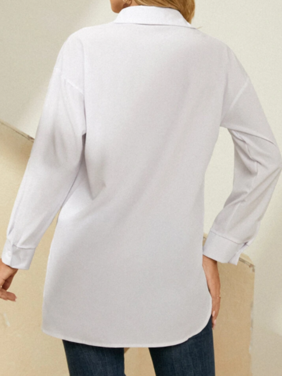 Casual Plain Shirt & Top