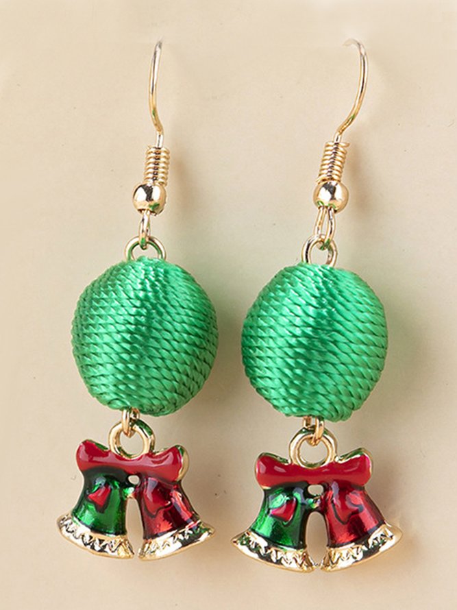 Christmas Bell Ball Earrings