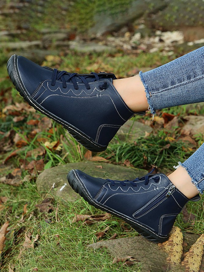 Casual Lace-up Martin Combat Boots