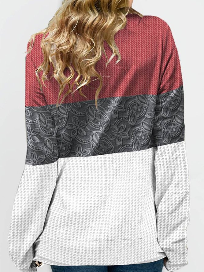 Loosen Cowl Neck Sweatshirt