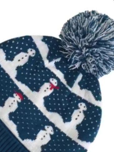 Christmas Snowman Polka Dot Warm Hat
