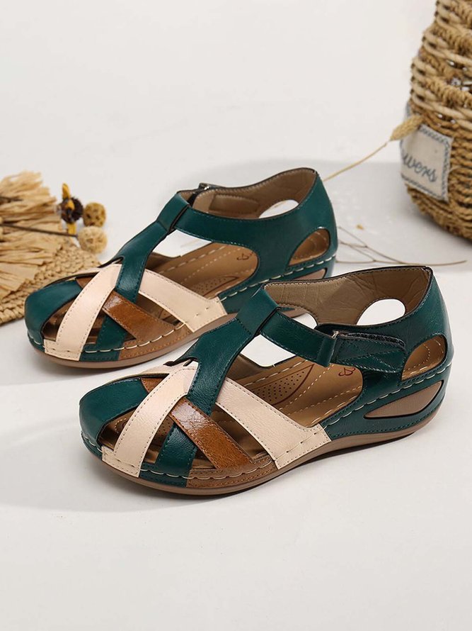 Women Casual Summer Daily Comfy Wedge Sandals Shoes Anniecloth