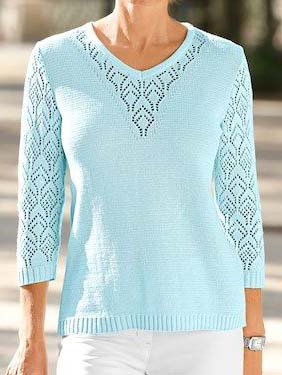 V Neck Loose Casual Sweater