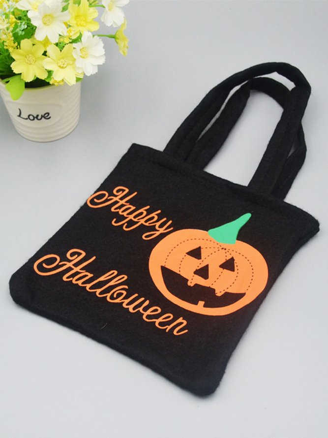Women All Season Party Halloween Printing Canvas Open-top Tote Canvas Regular Shopping Tote