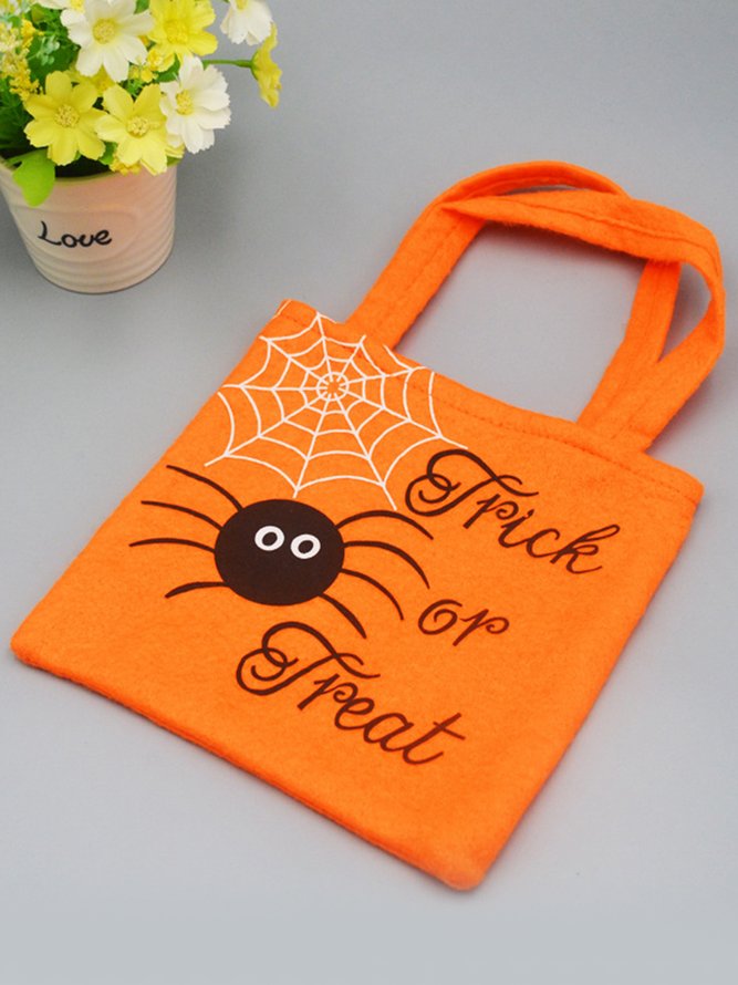 Women All Season Party Halloween Printing Canvas Open-top Tote Canvas Regular Shopping Tote