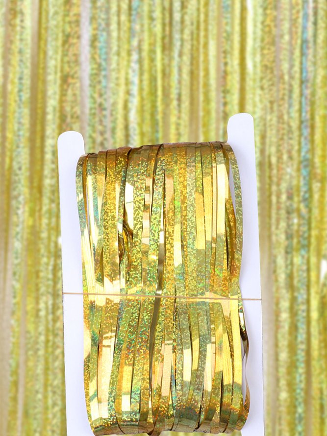 Party Festive Laser 2m Decorative Curtain Door Curtain