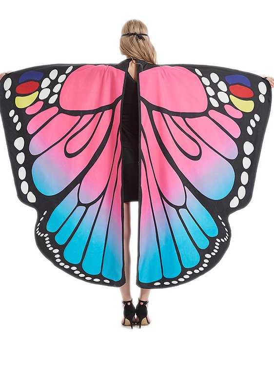 Halloween Butterfly Cosplay Shawl Holiday Decoration Props