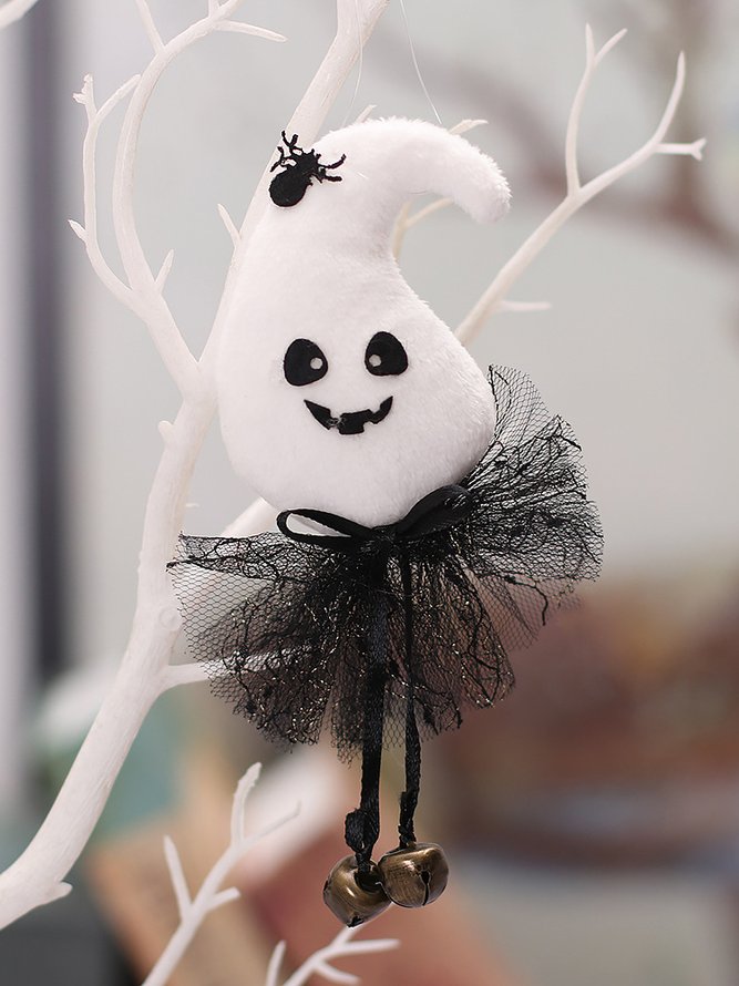 Halloween Decorations Pumpkin Ghost Witch Doll Ornament