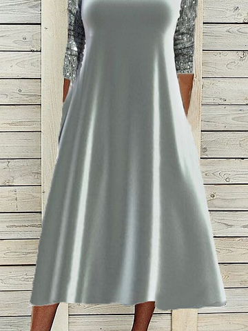 Plain Elegant Velvet Dresses