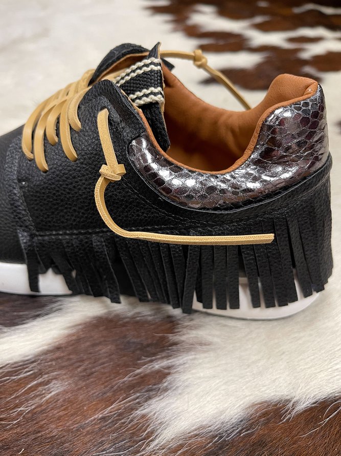 Tassel Stitching Fashion Casual Sneakers