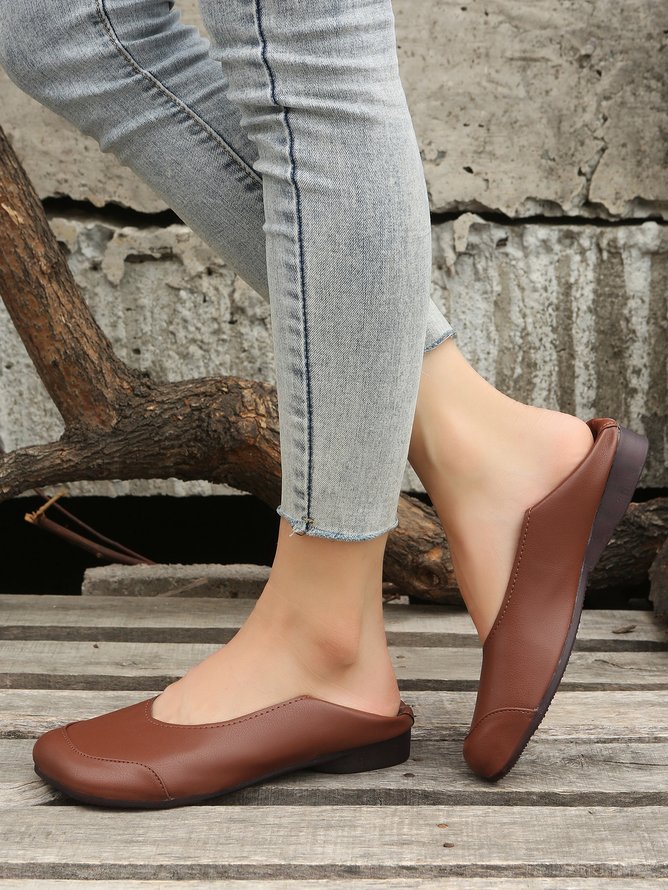 Comfortable Soft Lightweight Square Toe Shoes