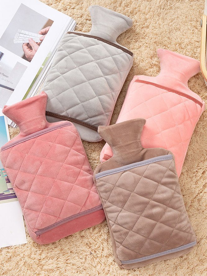 Winter Water Bag Home Thickened Large Capacity Water Injection Explosion-proof Water Bag Plush Hand Warmer