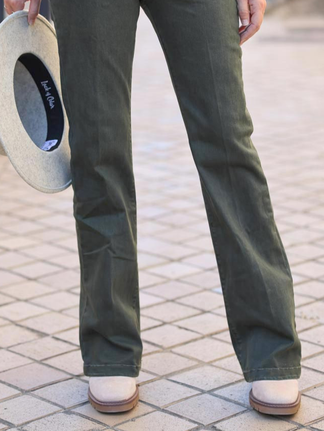 Regular Fit Cotton-Blend Casual Fashion Pants