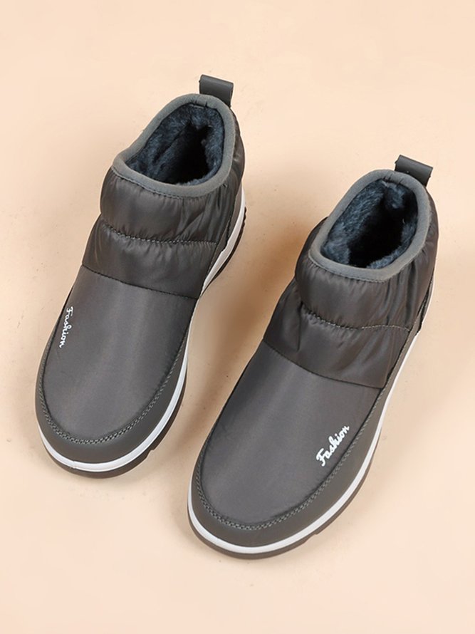Outdoor Warm Waterproof Low Top Comfortable Casual Snow Boots