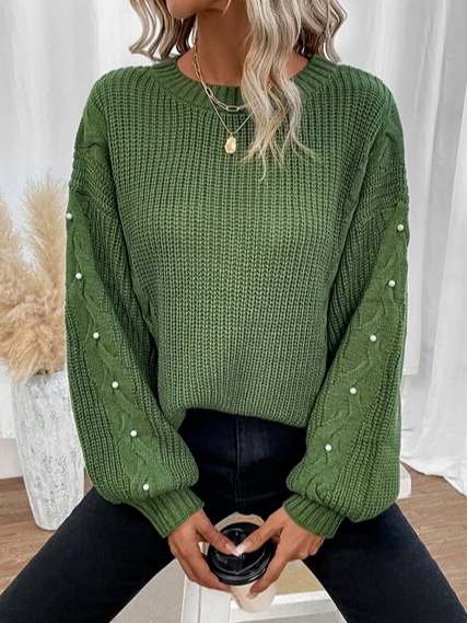 Loose Plain Wool/Knitting Sweater