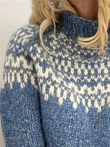 Turtleneck Boho Wool/Knitting Sweater