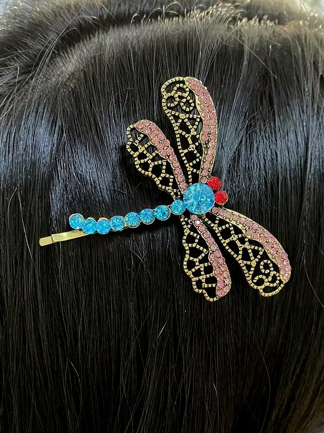 Ethnic Vintage Dragonfly Pattern Diamond Hair Accessories