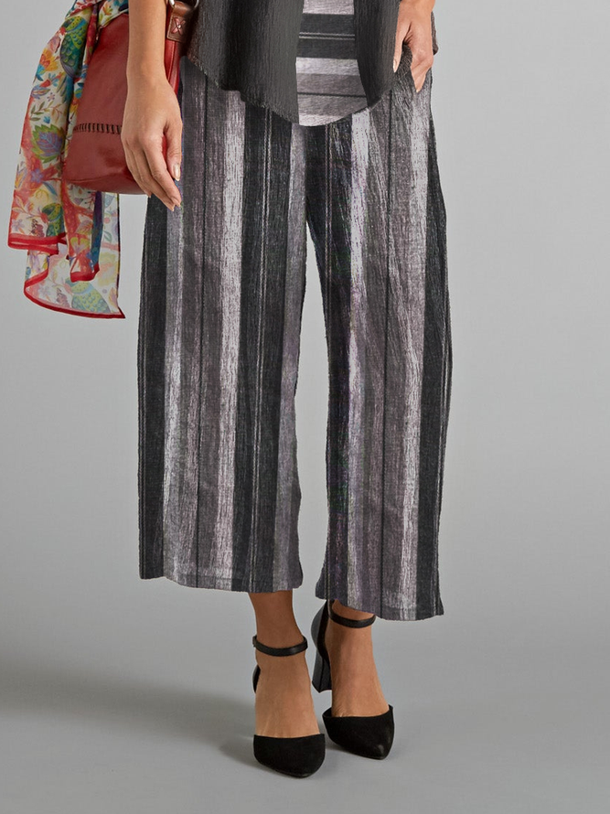 Casual Loose Striped Casual Pants